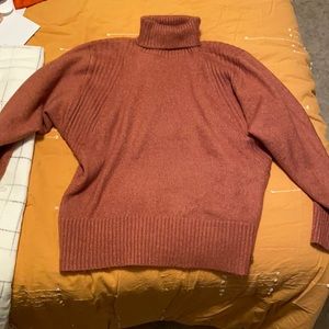 Maroon/rust colored turtleneck size small
